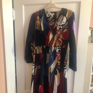 Monsoon Multicolor Long Sleeve Dress